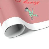 Vrolijk kerstinpakpapier cadeaupapier (Rol Hoek)