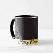 Vrolijk kerstkaartje mok (Voorkant links)