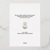 Vrolijk kerstkalligrafie Feestdagen FOTO Folie Ho (Achterkant)