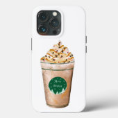 Vrolijk kerstkaramel drizzled-latte Case-Mate iPhone case (Achterkant)