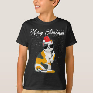 Vrolijk kerstkat Midflinger Rude Xmas Ugandees C T-shirt