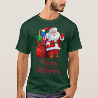 Vrolijk kerstkerstfeest met cadeautjes Feestdagen  T-shirt