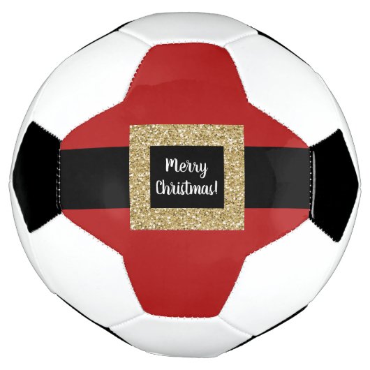 Vrolijk kerstkerstkerstkerstgordel voetbal (Gedraaid)