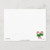 Vrolijk kerstkikker feestdagenkaart (Achterkant)