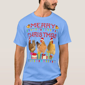Vrolijk kerstkipSanta Pet Lights Xmas Funny T-shirt