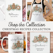 Vrolijk kerstkoekjes schort