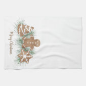 Vrolijk kerstkoekjes theedoek (Horizontaal)