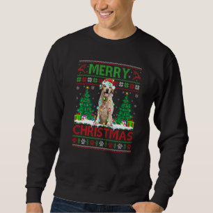 Vrolijk kerstlicht lelijke Bretagne Spaniel Dog Trui