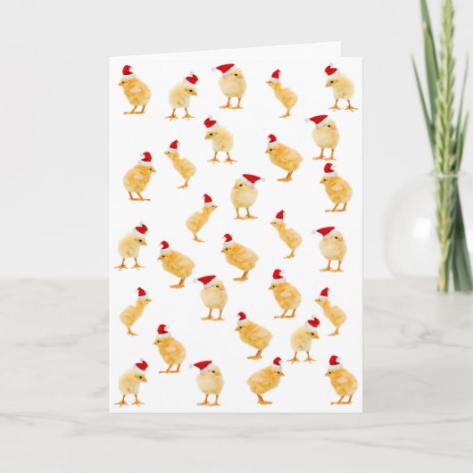 Vrolijk kerstlied feestdagen kaart (Voorkant)