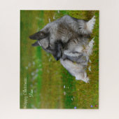 Vrolijk kerstma. legpuzzel (Verticaal)