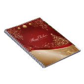 "Vrolijk kerstmagie Notitieboek" Notitieboek (Rechterzijde)