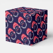 Vrolijk Kerstman Favoriet Dozen Bedankdoosjes (Achterkant)