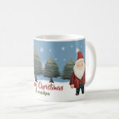 Vrolijk Kerstmis Custom Santa Gnome Koffiemok (Voorkant rechts)