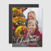 Vrolijk Kerstmis Eenvoudige Aangepaste Foto (Voorkant / Achterkant)