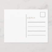 Vrolijk Kerstmis Faux Gold 3 Foto Kerstmis Briefkaart (Achterkant)