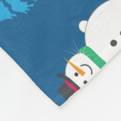 Vrolijk Kerstmis Feestelijk Patroon Ontwerp Fleece Deken (Hoek)