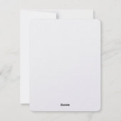 Vrolijk Kerstmis Gingerhouse Feestdagenkaart (Achterkant)