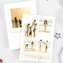 Vrolijk Kerstmis Goud Kalligrafie Elegant 5 Foto