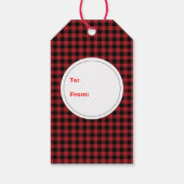 Vrolijk Kerstmis Grappig Bold Sneeuwman Rustiek La Cadeaulabel (Achterkant)