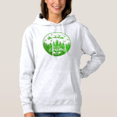 VROLIJK KERSTMIS grappig Kerstmis Hoodie (Voorkant)