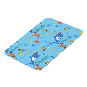 Vrolijk Kerstmis Haai Magneet