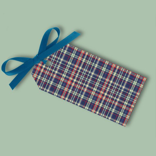 Vrolijk Kerstmis Kalligrafie Script Navy Blauw Pla Cadeaulabel