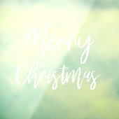 Vrolijk Kerstmis | Kerst Raamfolie Raamsticker (Vel 3)