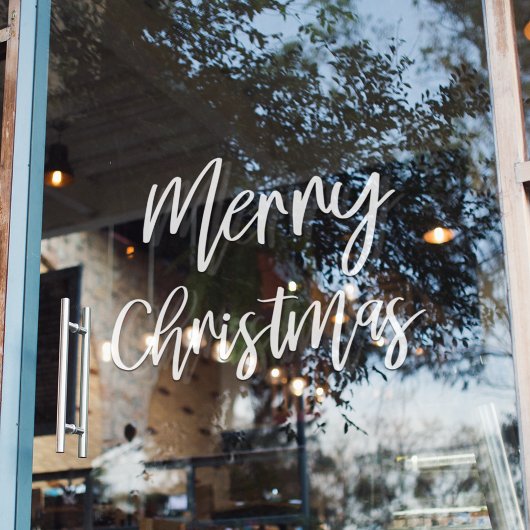 Vrolijk Kerstmis | Kerst Raamfolie Raamsticker