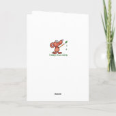 Vrolijk Kerstmis Kleurrijke Boom Vriend & Man Kaart (Achterkant)