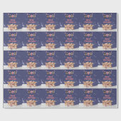 Vrolijk Kerstmis Meisje Rendier Candy Cane Fairies Cadeaupapier (Vlak)