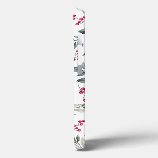 Vrolijk Kerstmis Moderne Mistletoe Case-Mate iPhone Case (Achterkant / Links)