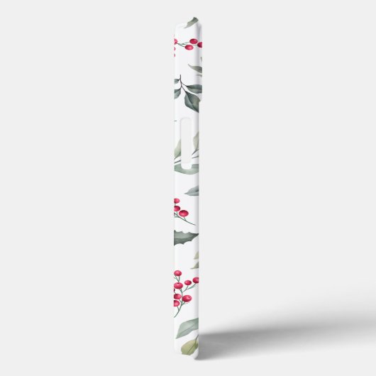 Vrolijk Kerstmis Moderne Mistletoe Case-Mate iPhone Case (Achterkant / Rechts)