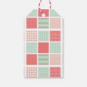 Vrolijk Kerstmis Pastel Jingle Bells Kerstmis Cadeaulabel (Achterkant)