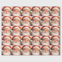 Vrolijk Kerstmis Portret van Kerstman