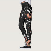 Vrolijk Kerstmis Religieuze Rode Marquee Lights Leggings (Links)