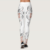 Vrolijk Kerstmis Religieuze Rode Marquee Lights Leggings (Achterkant)