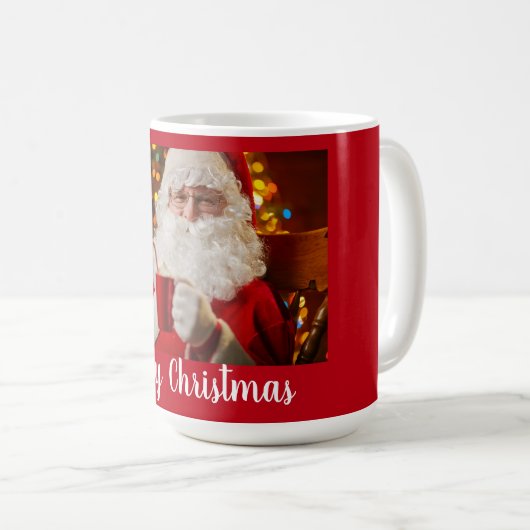 Vrolijk Kerstmis Sinterklaas Jumbo Mok (Voorkant rechts)