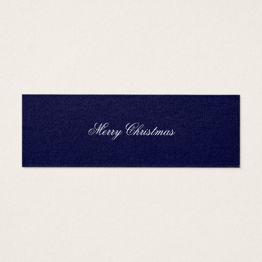 Vrolijk Kerstmis Sneeuwbomen Bladwijzer Kaart (Achterkant)