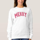 Vrolijk, Kerstmis Sweatshirt, Trui (Voorkant)