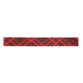 Vrolijk Kerstmis Traditioneel Rood Plaid Tartan Lint (Voorkant)