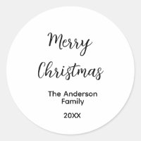 Vrolijk Kerstmis voeg familienaam toe jaar tekst a