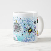 Vrolijk Kerstmis Wind Sinterklaas sok Extra Grote Beker (Voorkant rechts)