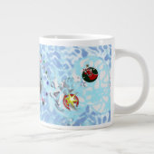 Vrolijk Kerstmis Wind Sinterklaas sok Extra Grote Beker (Rechts)