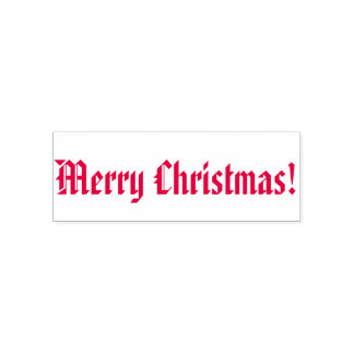 Vrolijk Kerstmis Zelfinkt Stempel