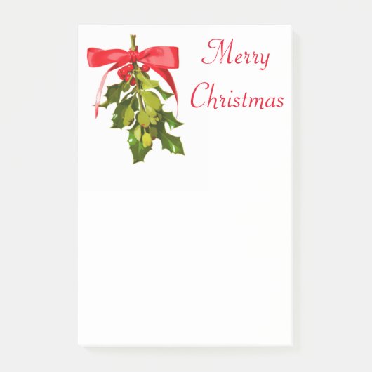 Vrolijk kerstmisleide post-it® notes (Voorkant)