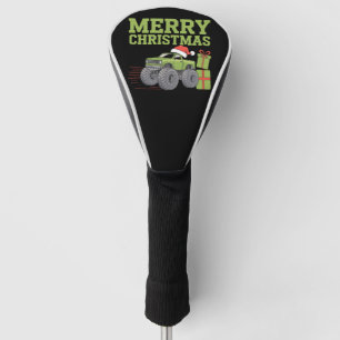 Vrolijk Kerstmonster Vrachtwagen Peuter Jongens Ke Golfheadcover