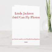 Vrolijk kerstmus! met de Schrift Feestdagen Kaart (Achterkant)