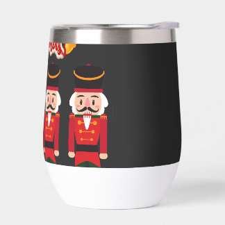 Vrolijk kerstnotenkraker feestelijk vakantie T-shi