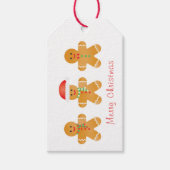 Vrolijk kerstontbijtkod voor kerstkerstmis cadeaulabel (Voorkant)