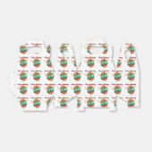 Vrolijk kerstontbijtkoek Angel Favor Box Bedankdoosjes (Uitgevouwen)